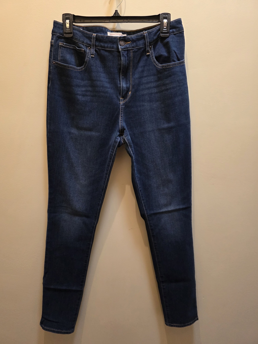 Levi's Premium 721 High Rise Skinny Jeans Medium Wash Size 31x30